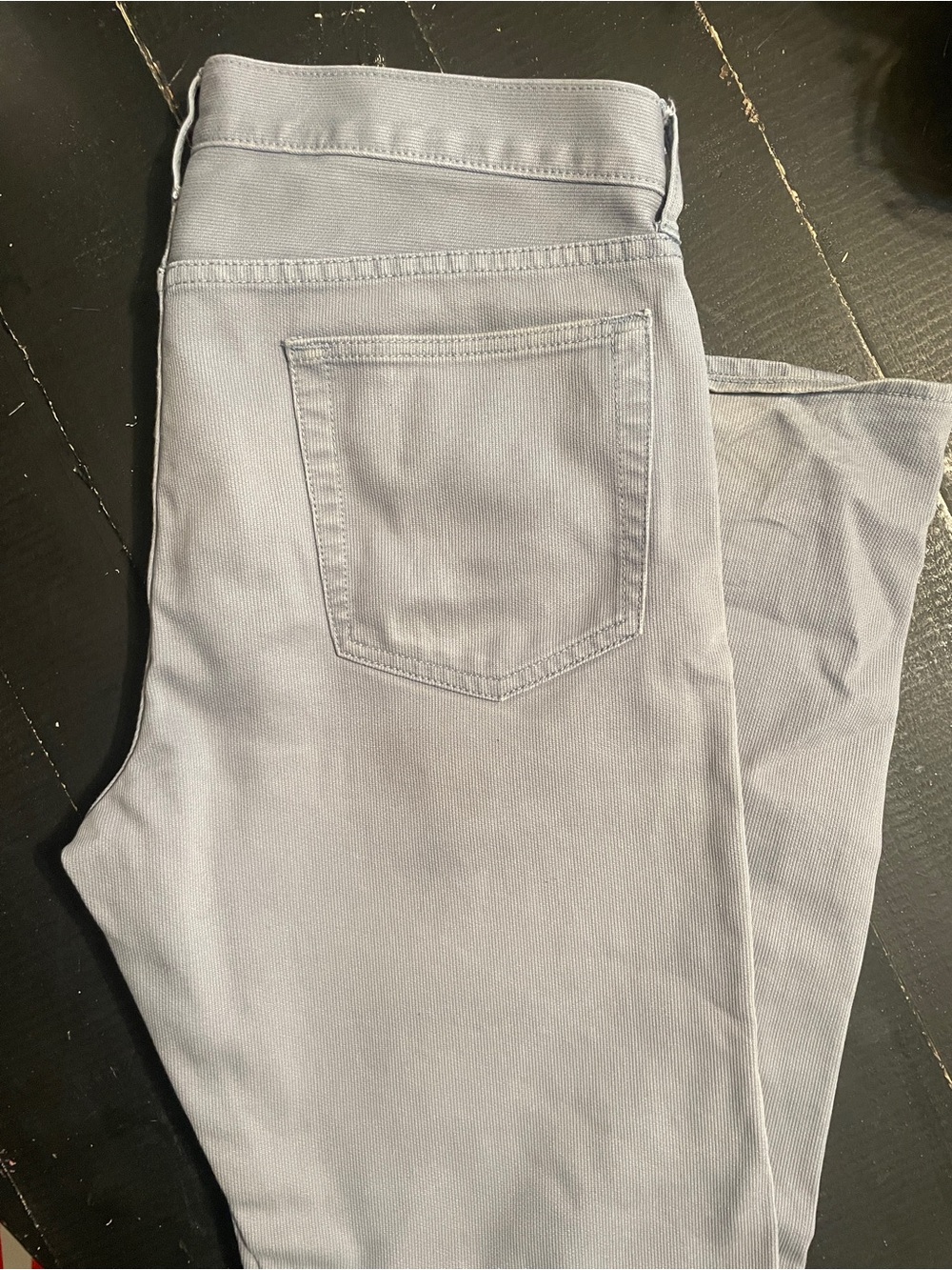 J. Crew Men’s Corduroy Pants in Pale Gray-Blue